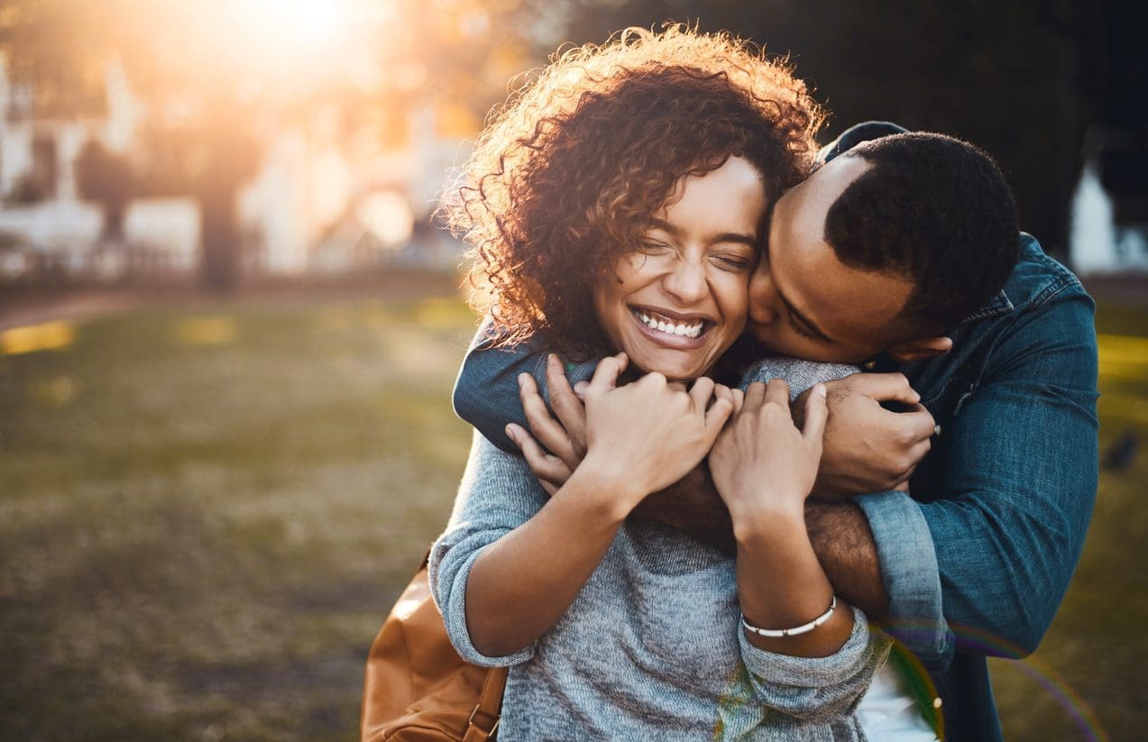 Young and happy couple
